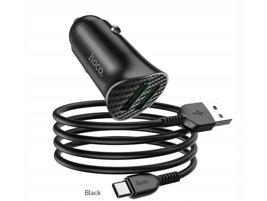 Ładowarka HOCO Z39 2xUSB 2xQC3.0 18W + kabel Type-C